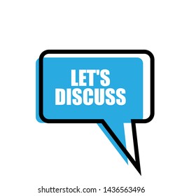 Lets Discuss Images, Stock Photos & Vectors | Shutterstock