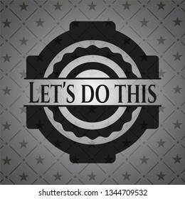 Let's do this black emblem. Vintage.