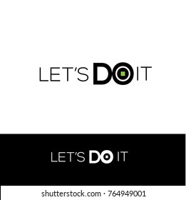 Let's do it vector logo