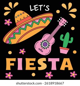 LETS FIESTA  america, background, banner,