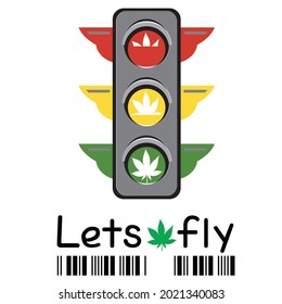 volemos,alto en maleza,diseño de malezas Vector de cannabis 4:20 junta 420 ganja olla plantilla de marihuana verde para tarjeta, afiche, banner, imprimir para camiseta ,pin,logo,placa, ilustración, clip art, pegatina