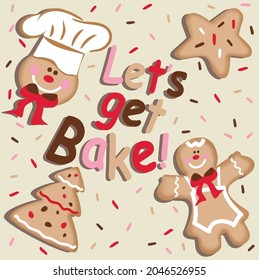 Let's get bake christmas design