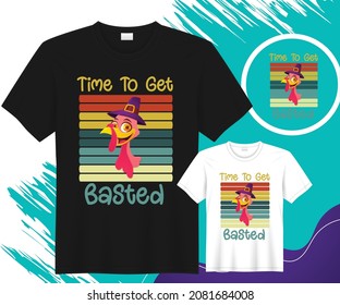 Lets get Basted  Vector T-shirt Design