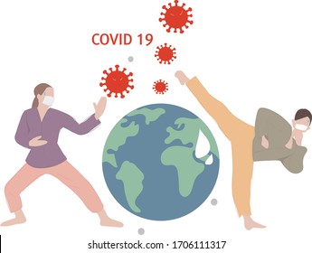 Let's get the covid19 out of Earth