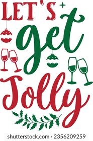 Let's get jolly - Christmas design