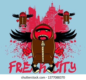 Let's get out of that freaky city. 