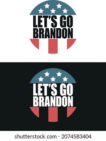 Vamos a Brandon Vector Patriótico