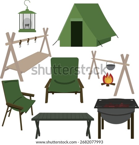 Let's go camping on a nice day