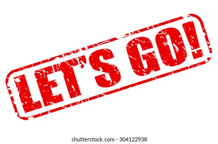 Lets Go Red Stamp Text On Stock Vector (Royalty Free) 304122938 ...