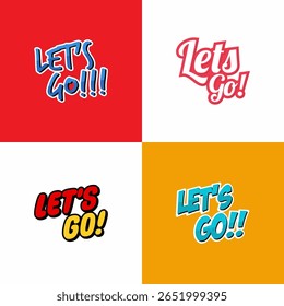 Let's Go Typography Style for Headline and Tittle