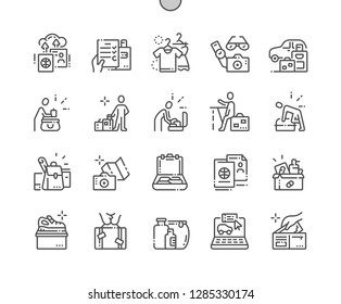 Let's hit the road Well-crafted Pixel Perfect Vector Thin Line Icons 30 2x Grid for Web Graphics and Apps. Simple Minimal Pictogram