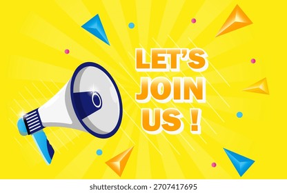 let join us job vakant banner flyer vorlage vektor grafik