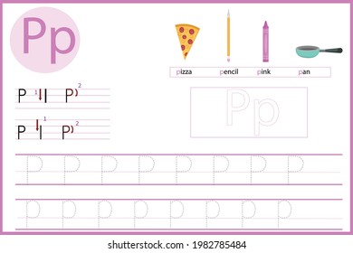 Let's learn the letter P