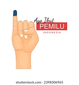 Let's participate in the vector election with the finger drawing.