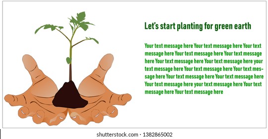 Let's plant for green world