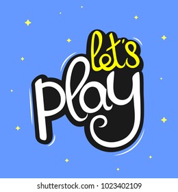 Lets Play Logo Hd Stock Images Shutterstock