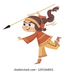 Let's play Indians as a child