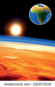 Let's protect our world. Climate change and global warming in the world.