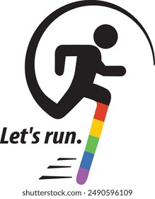 Let's run, run, running, sign,