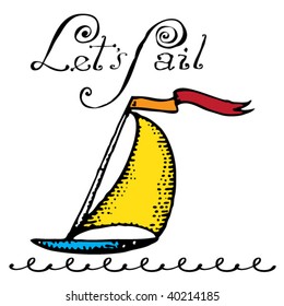 lets sail away sign