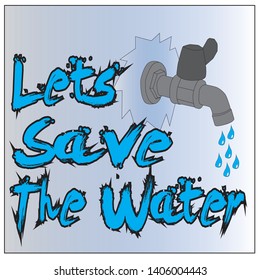 Let's save the water vektor