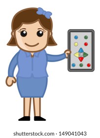 Lets Start - Business Cartoons Vectors