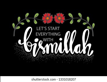 Let's start everything with bismillah