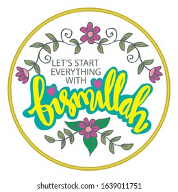 Let's start everything with bismillah