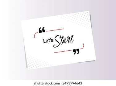 lets start text on white background 
