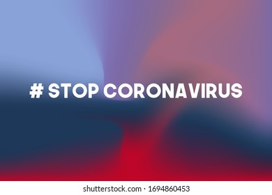 Let's stay home, work at home,stop coronavirus.Social media campaign and coronavirus prevention for reduce risk of infection and spreading the virus. Gradient vector illustration 