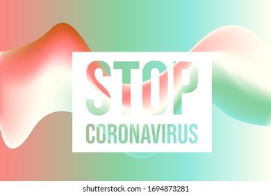 Let's stay home, work at home,stop coronavirus.Social media campaign and coronavirus prevention for reduce risk of infection and spreading the virus. Gradient vector illustration 