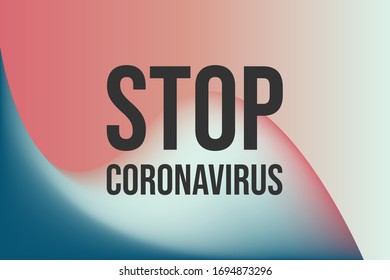 Let's stay home, work at home,stop coronavirus.Social media campaign and coronavirus prevention for reduce risk of infection and spreading the virus. Gradient vector illustration 