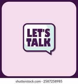 Let's Talk: Communication Icon Design