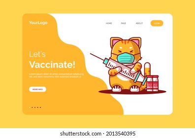 Lets Vaccinate Landing Page Template