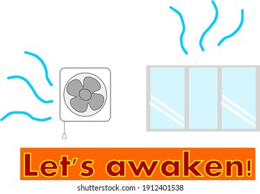 ¡Vamos a ventilar el aire en la habitación!