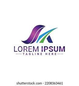  lettar logo vector illustration design