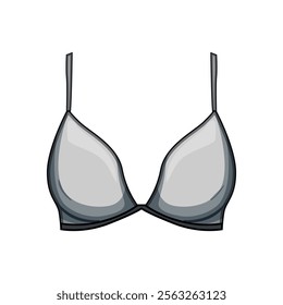 lette bra modern cartoon. lace sports, maternity plunge, balconette underwire lette bra modern sign. isolated symbol vector illustration