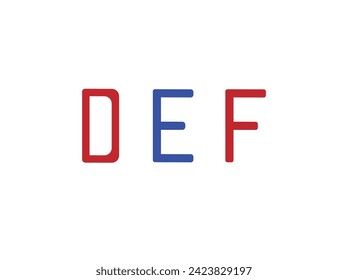Lette DEF  Custom font Typography for Designs