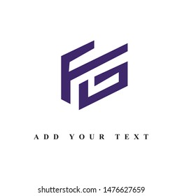 lette FE logo design & illustration vector art 