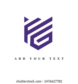 lette FE logo design & illustration vector art 