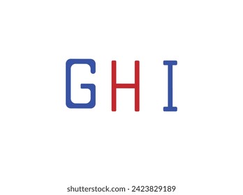 Lette GHI Custom font Typografie for Designs
