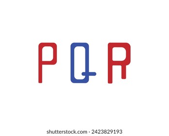 Lette  PQR  Custom font Typography for Designs