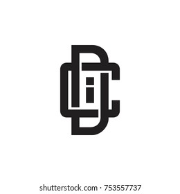 letter 3d linked 3d design logo vector