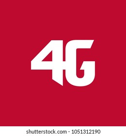 Letter 4G Logo Design