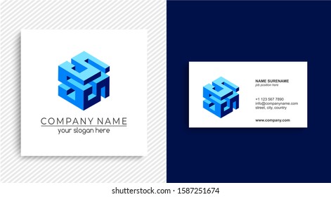 Letter 5, 555 logo icon design template elements. Elegant rich logo. Letter logo