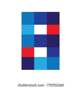 letter 5 8 logo icon design template elements