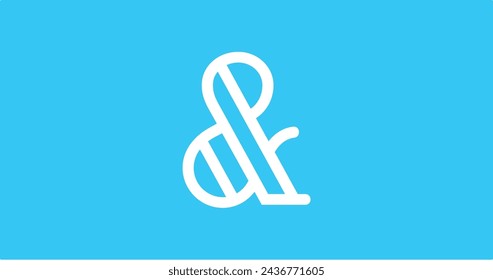 Letter 8 logo design or  symbol icon