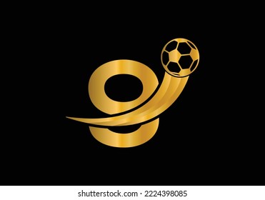Letter 9 Football Logo Design Vector Template. Football Club Symbol. business, and company identity.