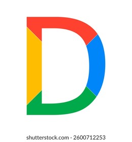 Letter A, B, C,D, E, F, G from the alphabet vector icons