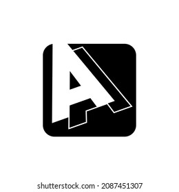 Letter 'A' Company logo. A company logo monogram.